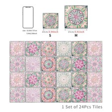 24 Pcs Moroccan Style Tile