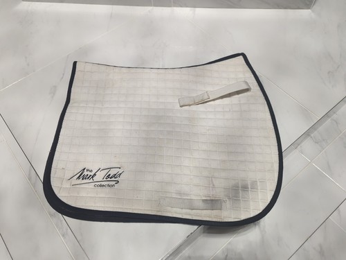 Mark todd white piped - white, saddle