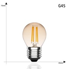 Vintage LED Bulb E27 E14 Filament Warm Light Antique Retro Edison Decor A+ Amber