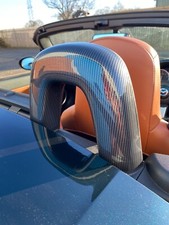 Rollover Hoop Covers - Mazda Miata MX5 Mk3/3.5/NC Carbon Fibre Effect Plastic