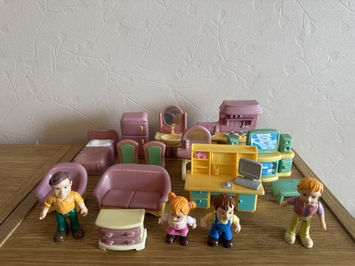 Vintage doll house furniture - house,