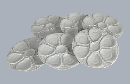 Set oyster plates - set,