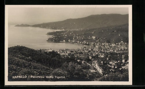 Postcard rapallo panorama - postcard,