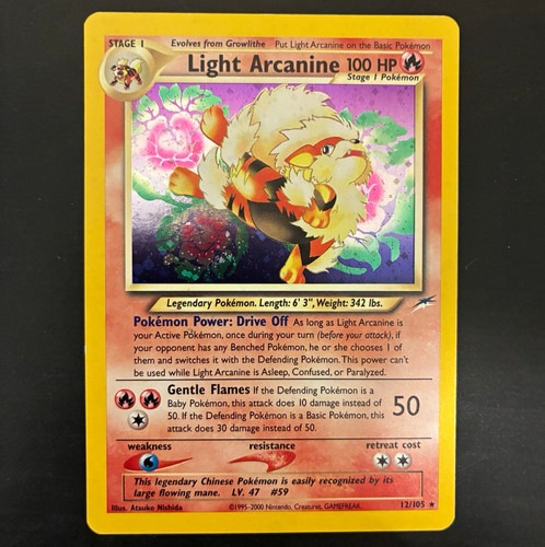 Light arcanine 105 - light, 12/105