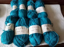 8x50g Rowan Lenpur Linen Yarn shade lagoon