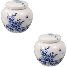 2pcs Blue And White Porcelain