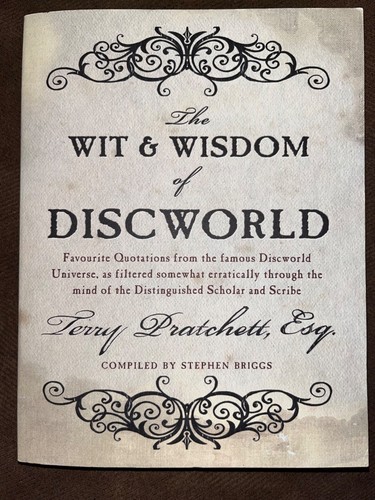 The wit wisdom of discworld - &,