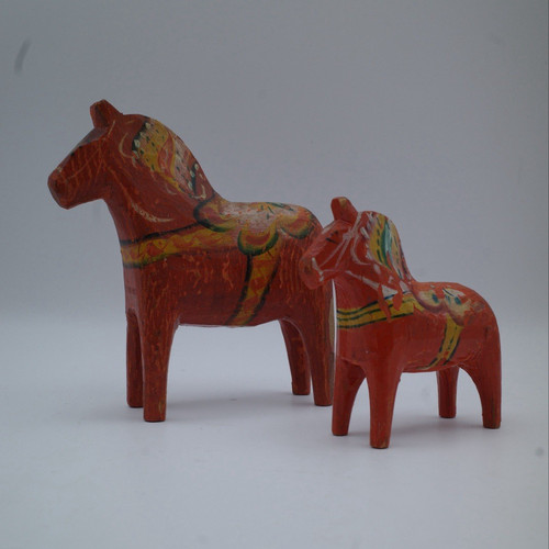 Vintage swedish dala horse - dala,