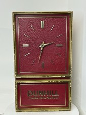 VERY RARE Vintage Dunhill advertising clock - FULLY WORKING