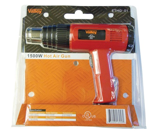 Heat gun corded 500 watts - heat, 1,500