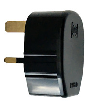 MK Black Toughplug, UK Mains 3-Pin Plug - Best Choice for HiFi / Cinema Upgrade
