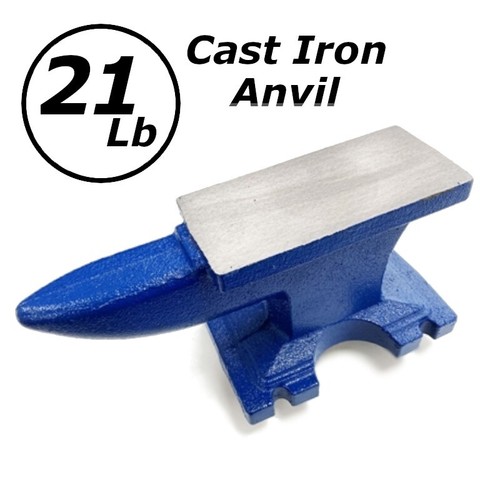 Blacksmiths anvil with horn - with,