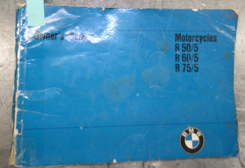 Bmw airhead owners manual book - bmw,