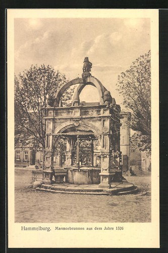 Postcard hammelburg marble - hammelburg,,