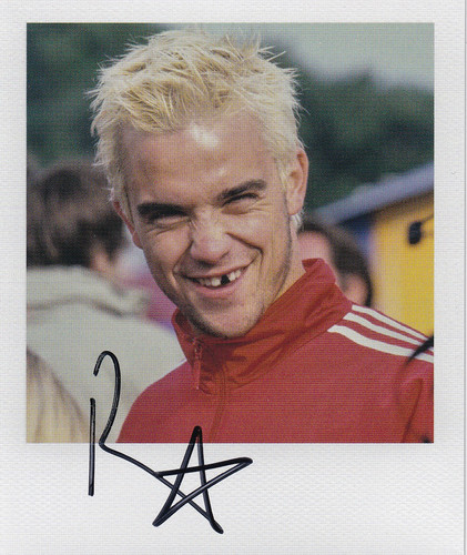 Robbie williams signed - williams,