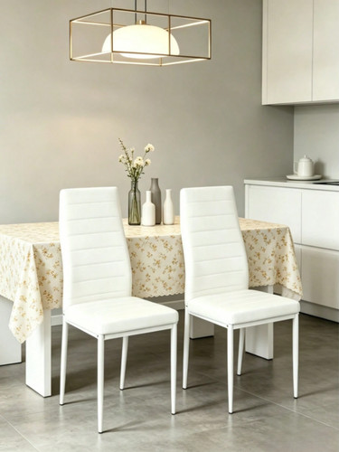 Modern faux leather dining - faux,