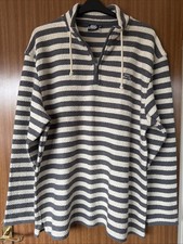 Weird Fish Men’s Grey White X Large Zip Pullover New Without Tags