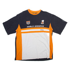 Vintage HARLEY DAVIDSON Mens T-Shirt Black 90s XL