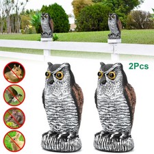 2PCS Owl Decoy Statue Protect