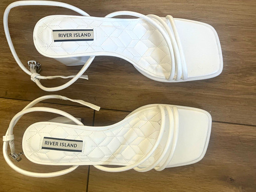 River island white strappy - river,