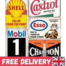 Old Car Shop Metal Tin Signs 5