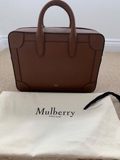 Mulberry Belgrave Briefcase, Leather, Tan, BNWT, RRP £975