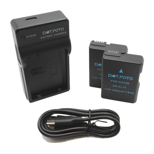 El14a battery usb - 2x, battery+usb