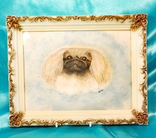 Original Painting Pekingese