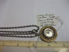 Pendant Ladys Watch Working 17 Jewels 26"  Chain