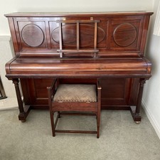 Upright Piano - J&J Hopkinson London, 85 keys, 150cm wide, piano stool