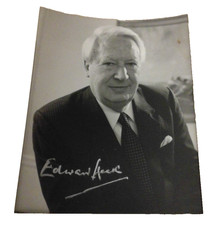 EDWARD  HEATH  SIGNED PHOTO
