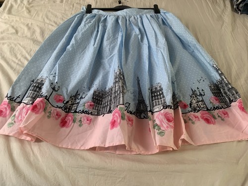 Hell bunny paris theme - hell, skirt