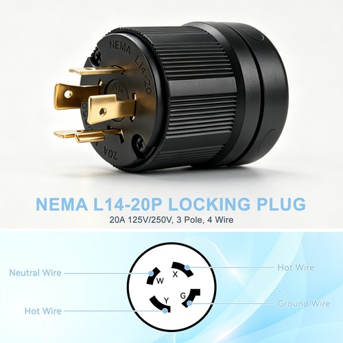 Nema l14 20p - nema, lock