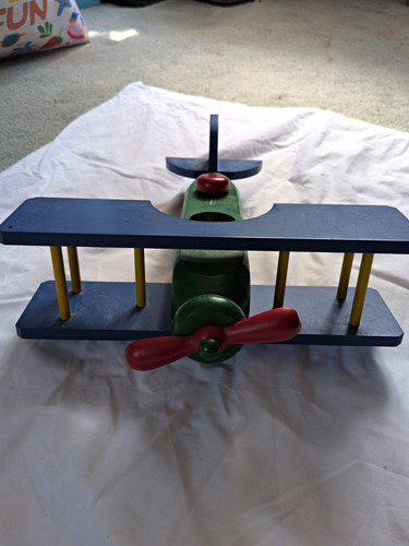 Vintage wooden plane - wooden,