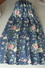 Door Curtain Single Heavy Crowson  Branscombe Fabric Chenille Lined  85"Long NEW