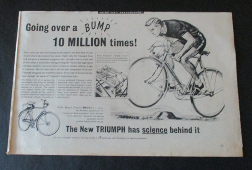 The new triumph bicycle - new, has