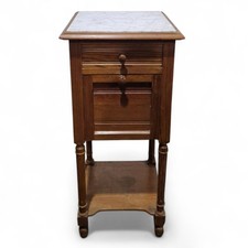 French marble top bedside