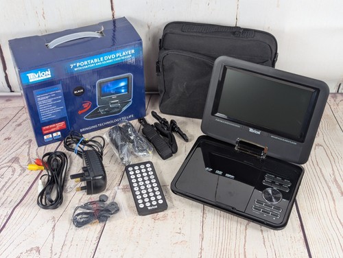 Tevion black portable dvd - portable,