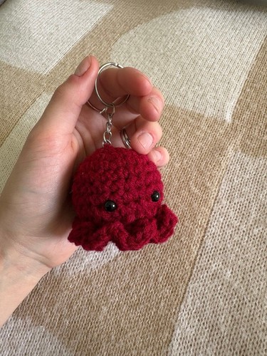 Keychain handmade crocheted