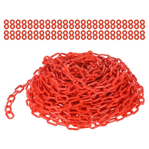 100 red plastic - plastic, links
