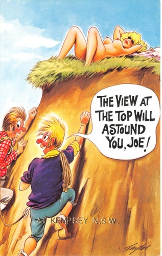 Bamforth comic postcard 245 - comic,