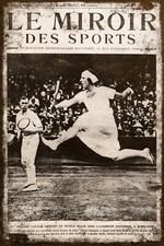 Vintage Tennis Photo New Metal