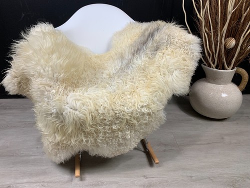 Natural sheepskin rug mixture - natural,
