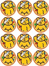 24 Pudsey Bear Fairy Cup Cake Toppers Edible Party Decorations