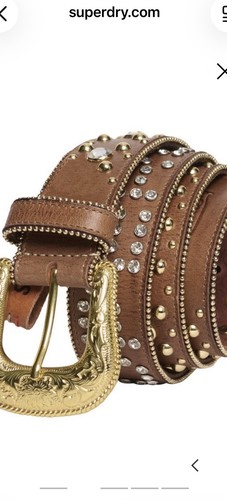 Superdry rhinestone leather - superdry,
