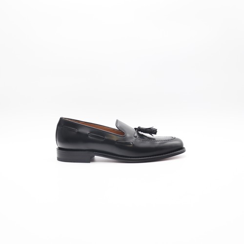 Loake mens loafers black size - black,