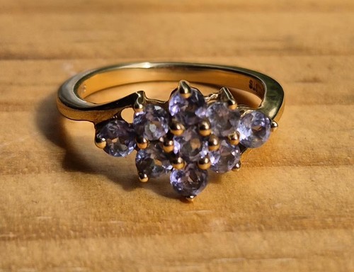Ladies yellow gold gem - gold, set