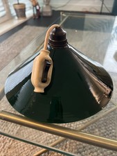 Green enamel cone - green,