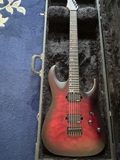 Harley Benton Amarok-BT BKRD Quilted Burst baritone guitar