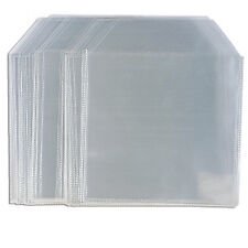 NEO CD DVD DISC CLEAR COVER CASES PLASTIC 80 120 150 MICRON SLEEVE WALLET